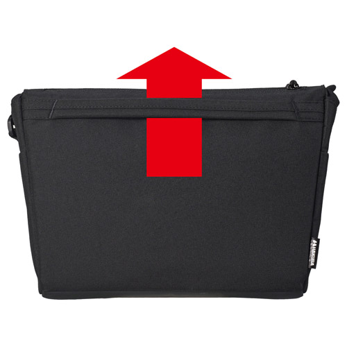 Hakuba Plus Shell City 04 Messenger M Black