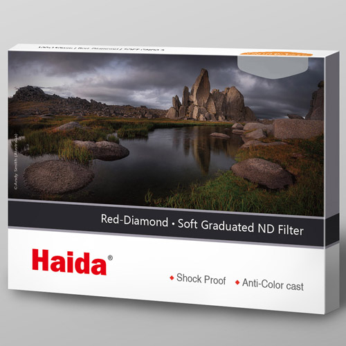 Haida（ハイダ）レッドダイヤモンド ソフトグラデーション ND1.5 フィルター 100×150mm 角型フィルター