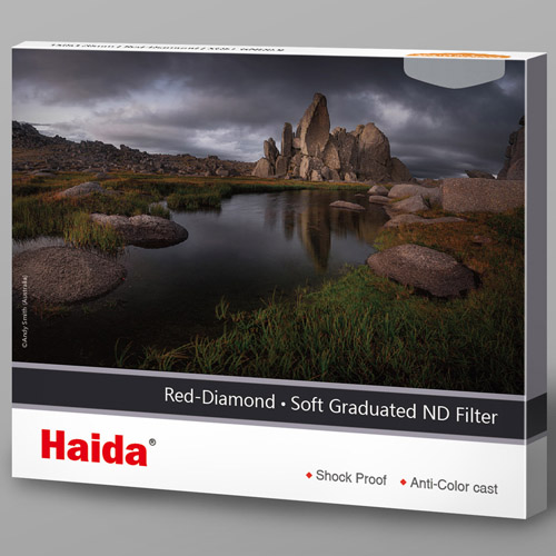 Haida（ハイダ）レッドダイヤモンド ソフトグラデーション ND0.3 フィルター 150×170mm 角型フィルター