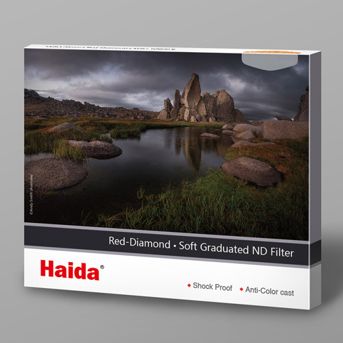 Haida（ハイダ）レッドダイヤモンド ソフトグラデーション ND1.2 フィルター 150×170mm 角型フィルター