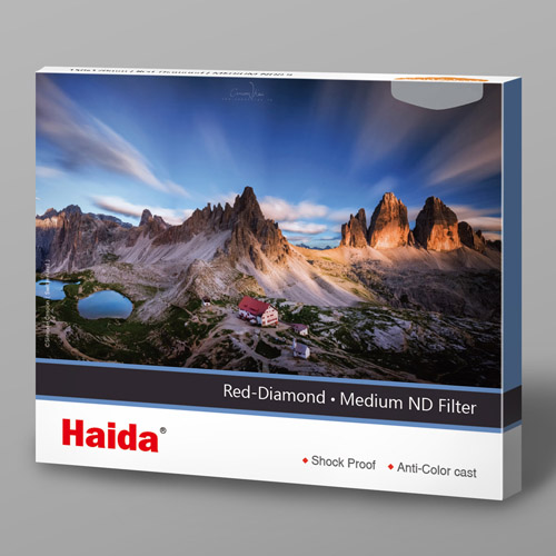 Haida（ハイダ）レッドダイヤモンド ミディアムグラデーション ND0.6 フィルター 150×170mm 角型フィルター