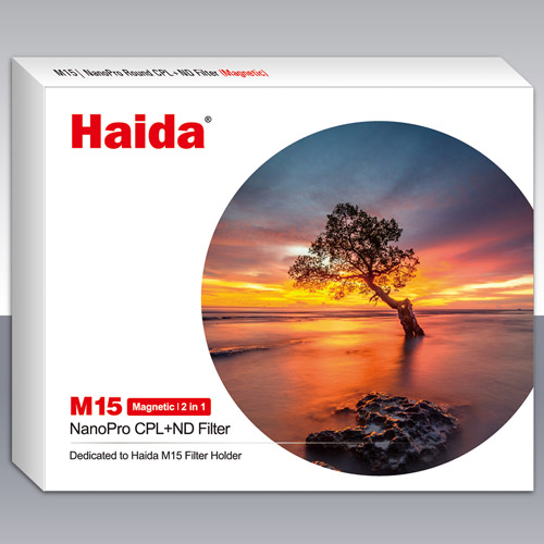 Haida（ハイダ） M15 マグネティックナノコーティング CPL ＋ ND1.8 フィルター