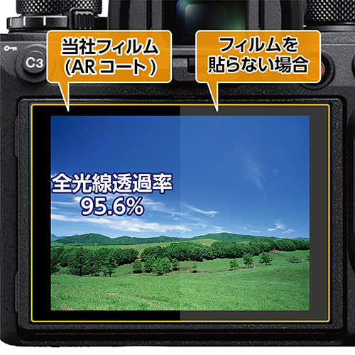 ハクバ Canon EOS R3 専用 液晶保護フィルムIII