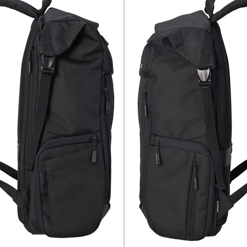 Hakuba Plusshell City 04 Rolltop 背包黑色