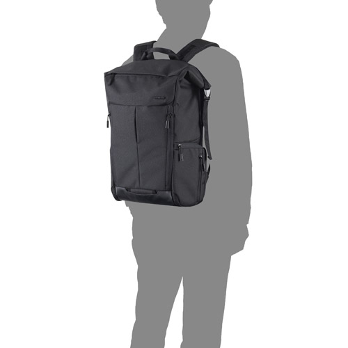 Hakuba Plusshell City 04 Rolltop 背包黑色