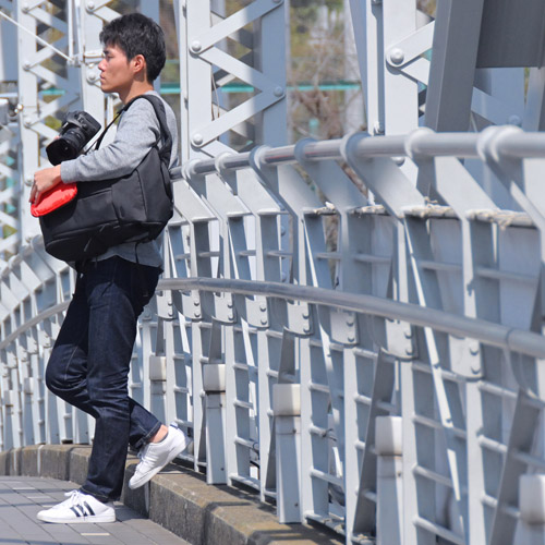 Hakuba Plusshell City 04 Rolltop 背包黑色