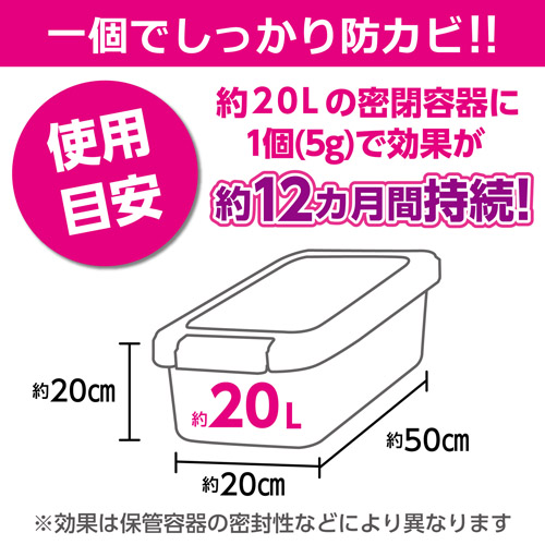 ハクバ レンズ専用防カビ剤 レンズがカビない君 （4個入）