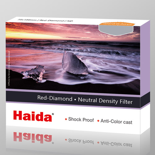 Haida（ハイダ）レッドダイヤモンド ND3.0(1000×) フィルター 75×100mm 角型フィルター
