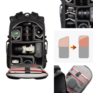 メイン機とサブ機を同時に収納可能