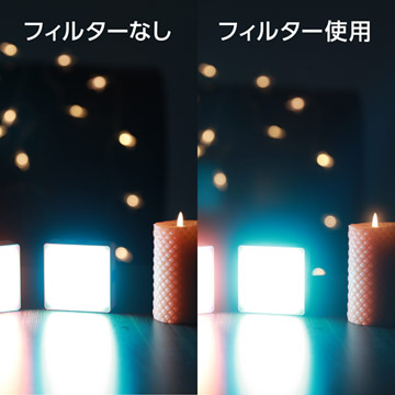 パステル調の柔らかい描写を作り出す