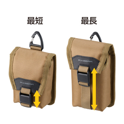 ハクバ ピクスギア マグフラップ マルチポーチ M コヨーテ