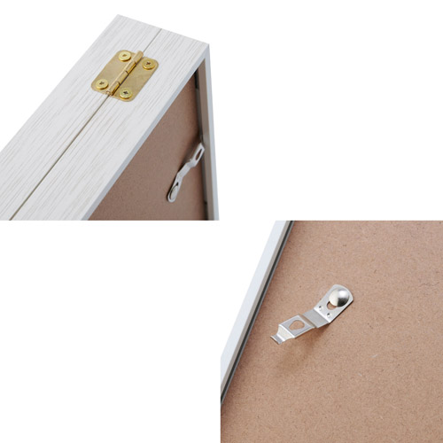 白いプラスチック製額縁と付属品 4902205850830.jpg