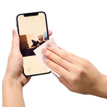 使用例：スマートフォンの液晶にも