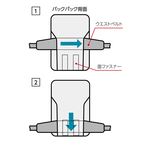 ハクバ GW-PRO ウエストベルト ブラック