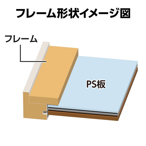 ハクバ フォトフレーム Rapport（ラポール） 2L／KG（ハガキ）サイズ ホワイト