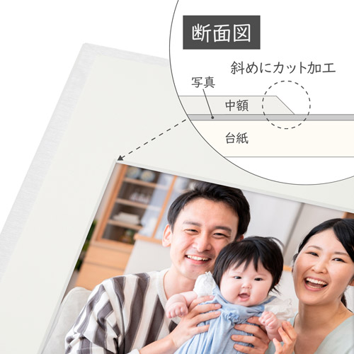 ハクバ スクウェア写真台紙 No.2020 A4サイズ 2面 ブラウン