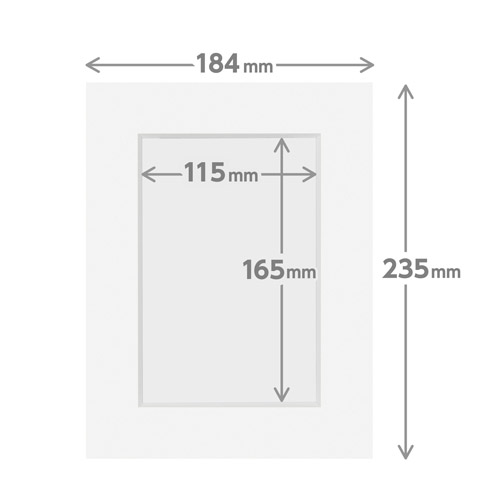 ハクバ インサートカラーペーパースタンド 2L（カビネ）サイズ ホワイト