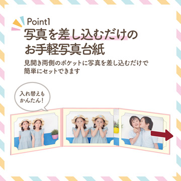 写真を差し込むだけのお手軽写真台紙