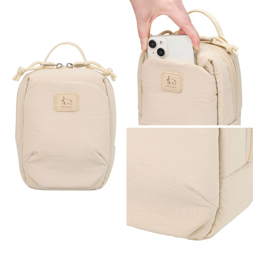 Chululu（チュルル） ルモ ミニショルダーバッグ ベージュ カメラバッグ
