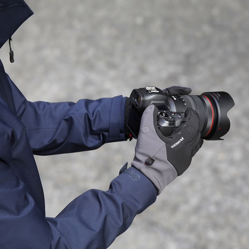 ハクバ エブリデイフォトグローブ Mサイズ グレー