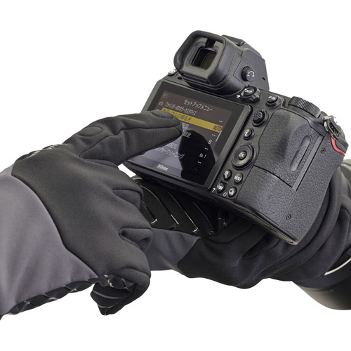 ハクバ エブリデイフォトグローブ Mサイズ グレー