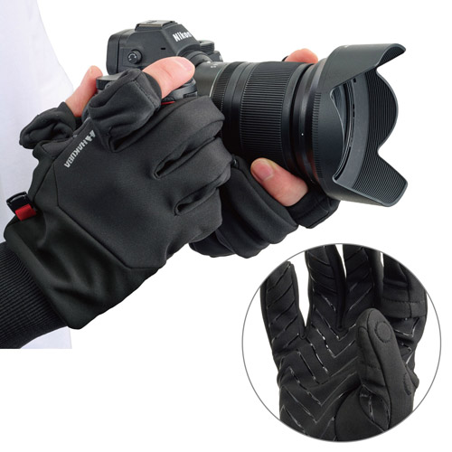 ハクバ エブリデイフォトグローブ Lサイズ ブラック