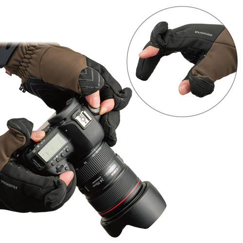 サーマルフォトグローブ PL Sサイズ カーキ