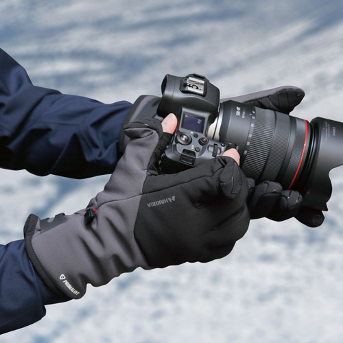 ハクバ サーマルフォトグローブ PL Lサイズ ブラック