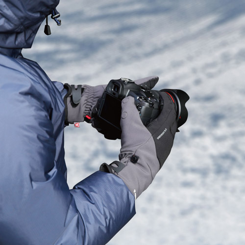 ハクバ サーマルフォトグローブ PL Lサイズ ブラック