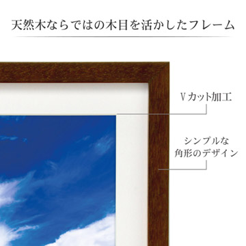 ☆木製額縁15、23セット☆ 23 x 15 cm Picture Frame - Brown Wood Frame - Display