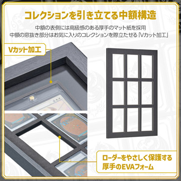 コレクションを引き立てる中額構造