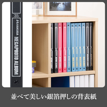 銀箔押しの背表紙