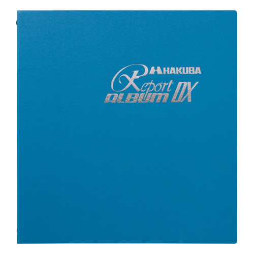 ハクバ 写真収納アルバム レポートアルバムDX Lサイズ 120枚収納（10シート入）ブルー