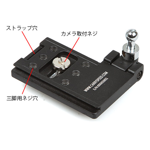CARRYSPEED（キャリースピード） F-1 カメラプレート（スペア）