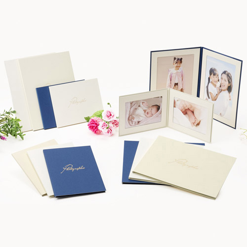 ハクバ フォトメッセージカード ランス グラース 2サイズ各3色 発売