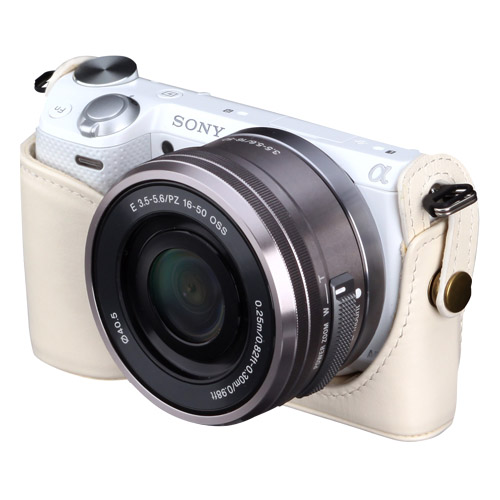 本革ボディケース SONY α NEX-5R専用