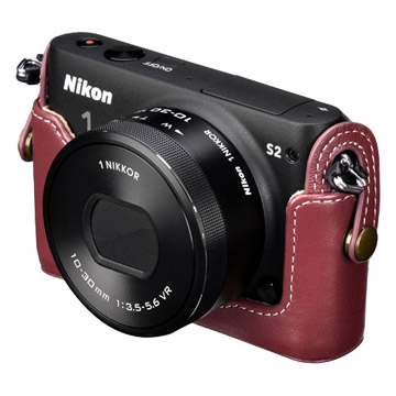 新製品情報】 Nikon 1 S2 専用 本革ボディケース4色 発売