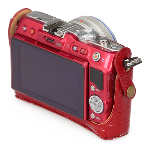 ピクスギア 本革ボディケース OLYMPUS PEN E-PL3/E-PM1専用