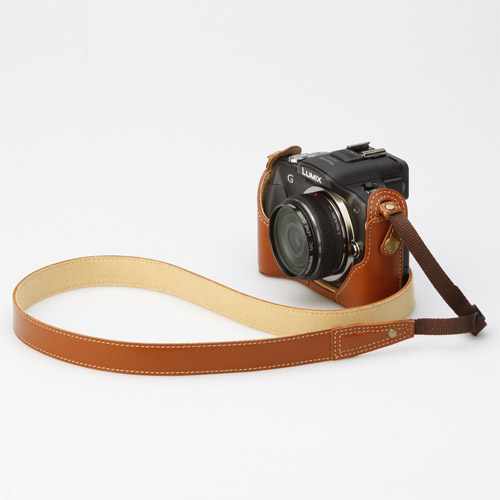 ピクスギア 本革ボディケースセット Panasonic LUMIX G3 専用