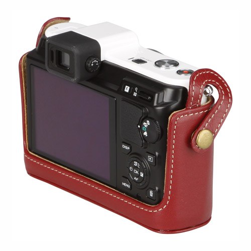 ピクスギア 本革ボディケース Nikon 1 V1専用