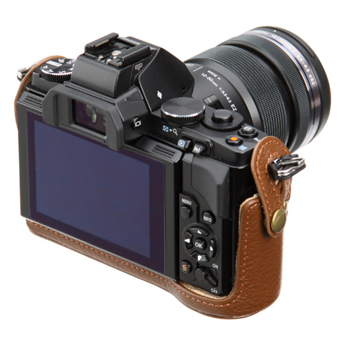 ピクスギア 本革ボディケース OLYMPUS OM-D E-M5 専用