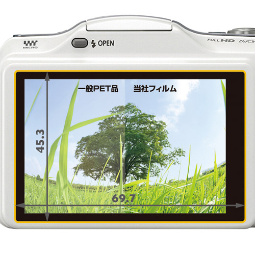 保護フィルム Panasonic LUMIX GF5 / GX1 専用