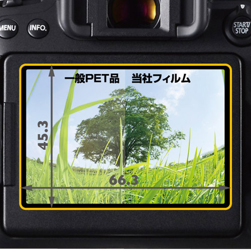 ハクバ Canon EOS 70D 専用 液晶保護フィルム