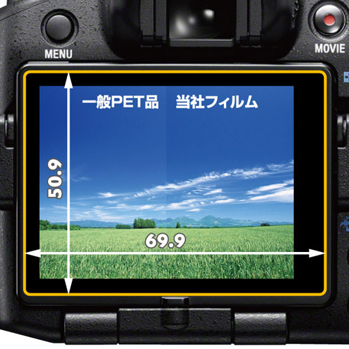 ハクバ SONY α 77II 専用 液晶保護フィルム MarkII