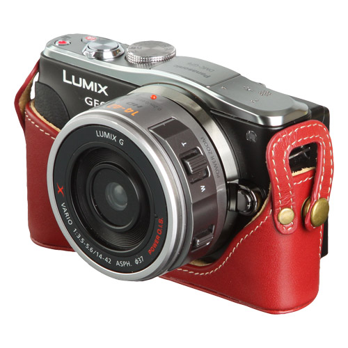 ハクバ Panasonic LUMIX GF6専用 本革ボディケース
