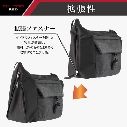 容量が拡張し、より多くの荷物を収納可能