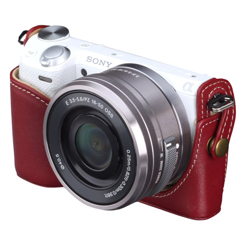 ピクスギア 本革ボディケース SONY α NEX-5R専用