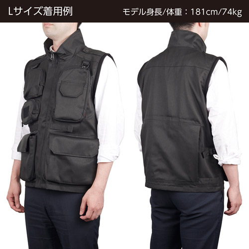 ハクバ GW-PRO RED カメラマンベスト L