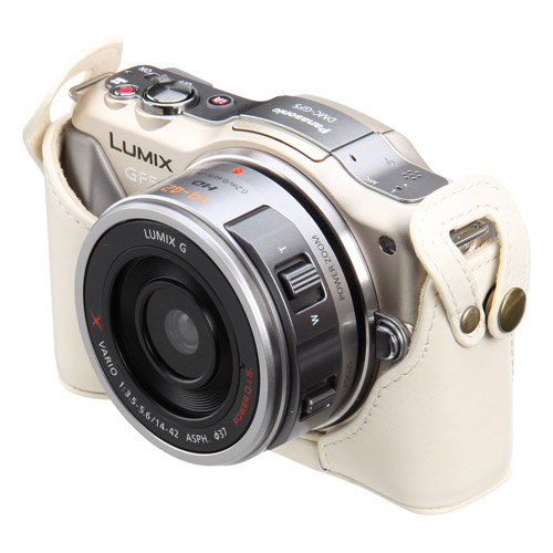 ピクスギア 本革ボディケース Panasonic GF5/GF3 専用