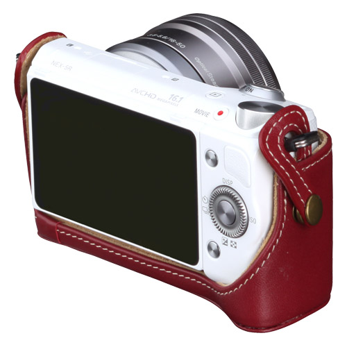 ピクスギア 本革ボディケース SONY α NEX-5R専用